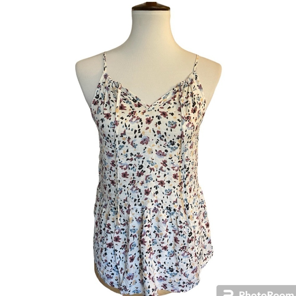 Floral Strappy Cami Tank by Maurices